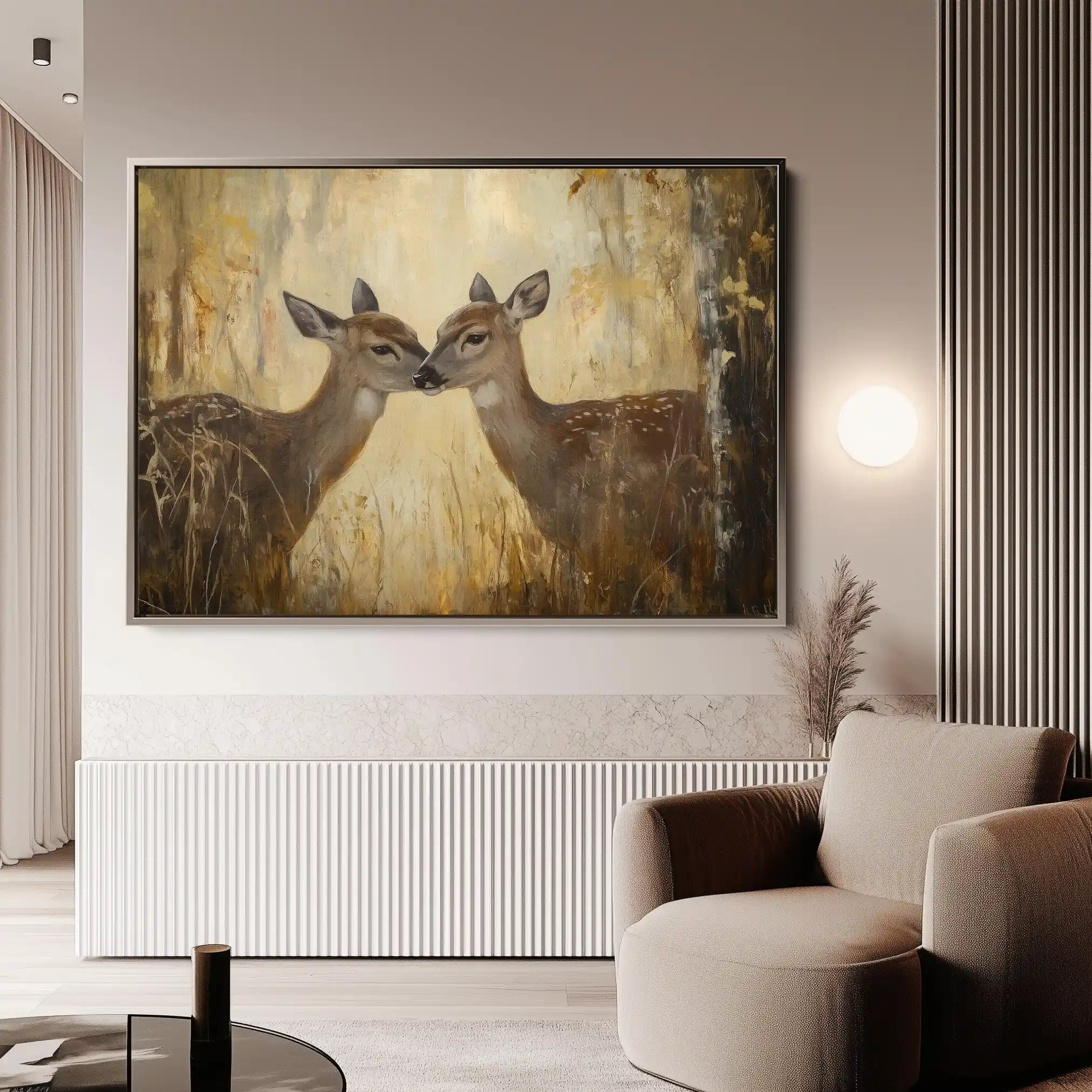 Animals 097 Canvas Art 90 x 60 cm / Stretched on hidden frame