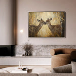 Animals 097 Canvas Art 90 x 60 cm / Stretched on hidden frame