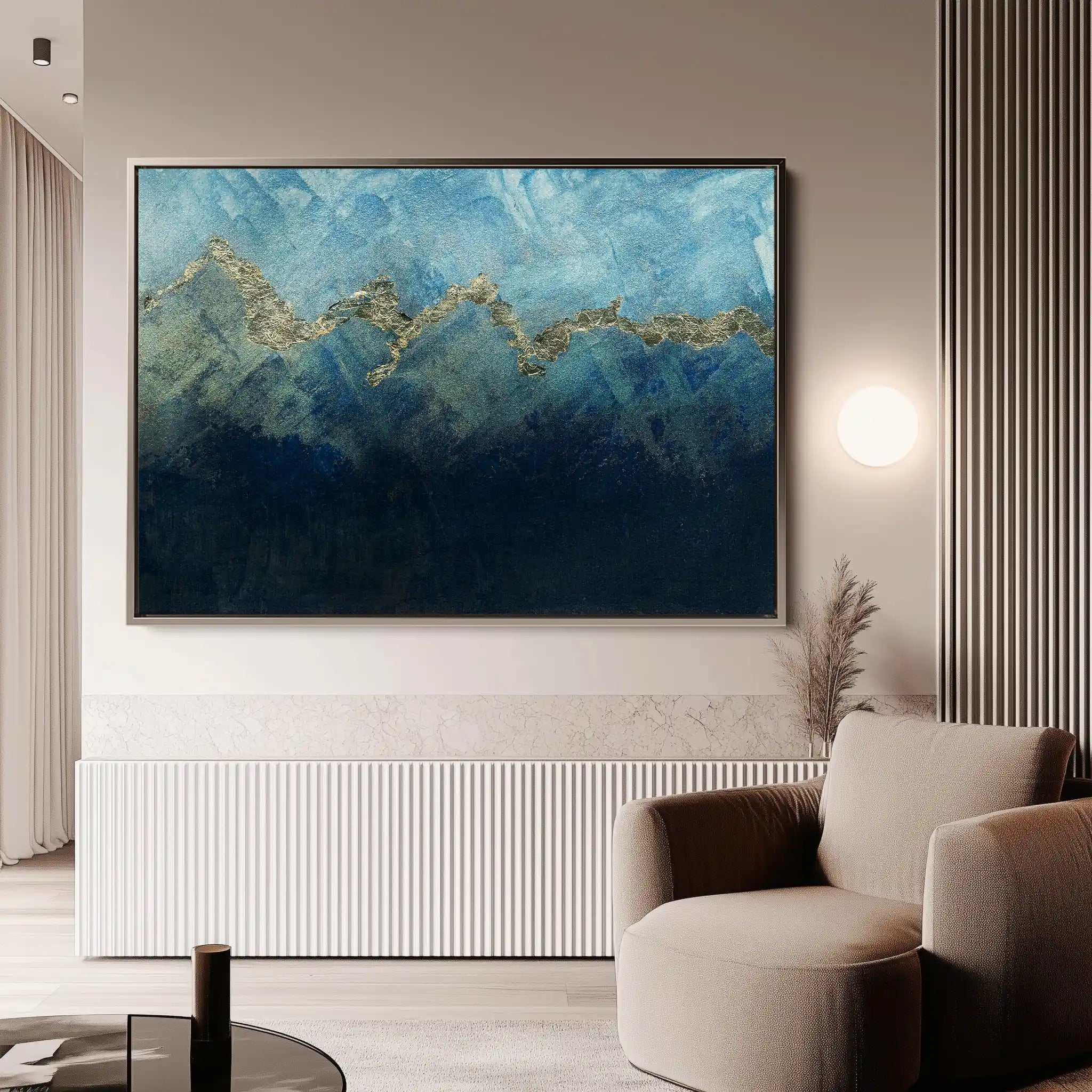 Abstract 097 Canvas Art 60 x 40 cm / Stretched on hidden frame