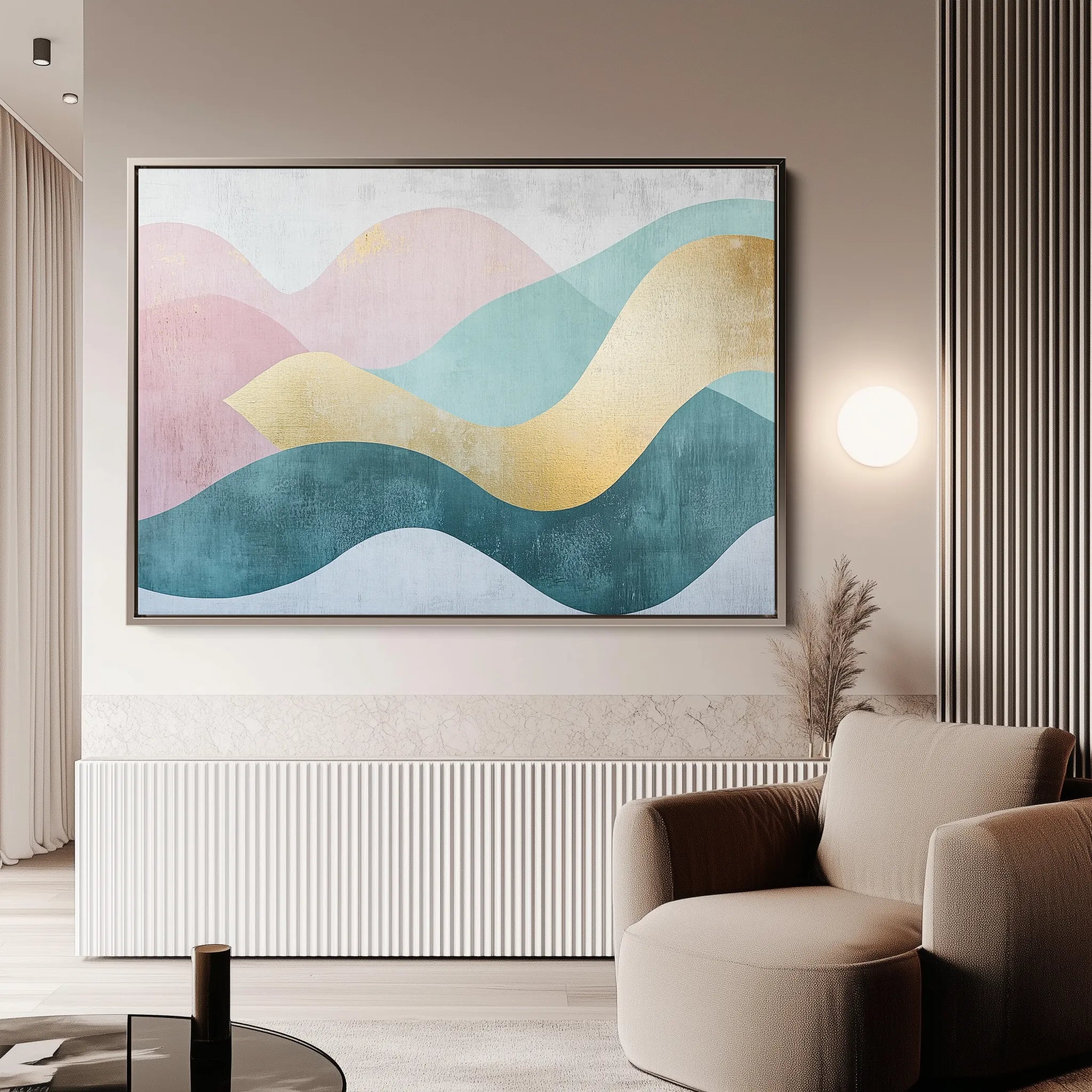 Boho Canvas Wall Art WAD097-BH 90 x 60 cm / Stretched on hidden frame