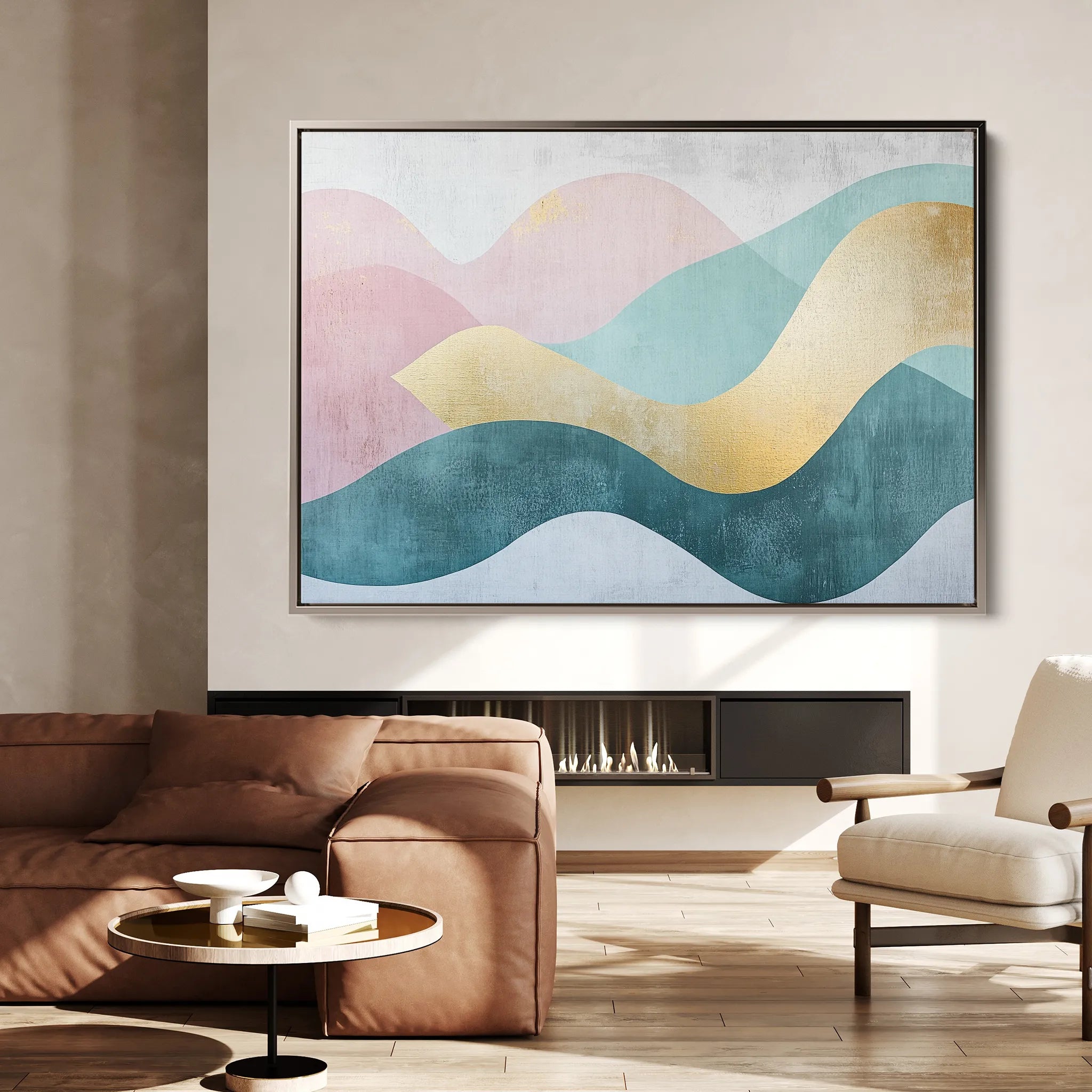Boho Canvas Wall Art WAD097-BH 90 x 60 cm / Stretched on hidden frame