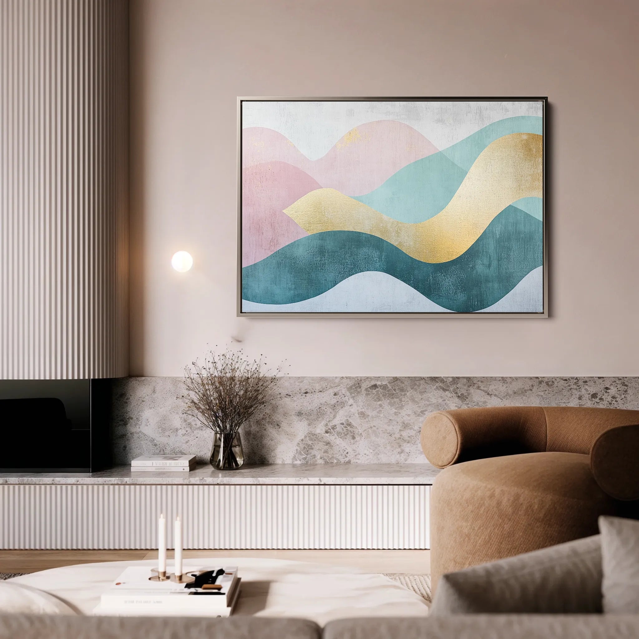 Boho Canvas Wall Art WAD097-BH 90 x 60 cm / Stretched on hidden frame