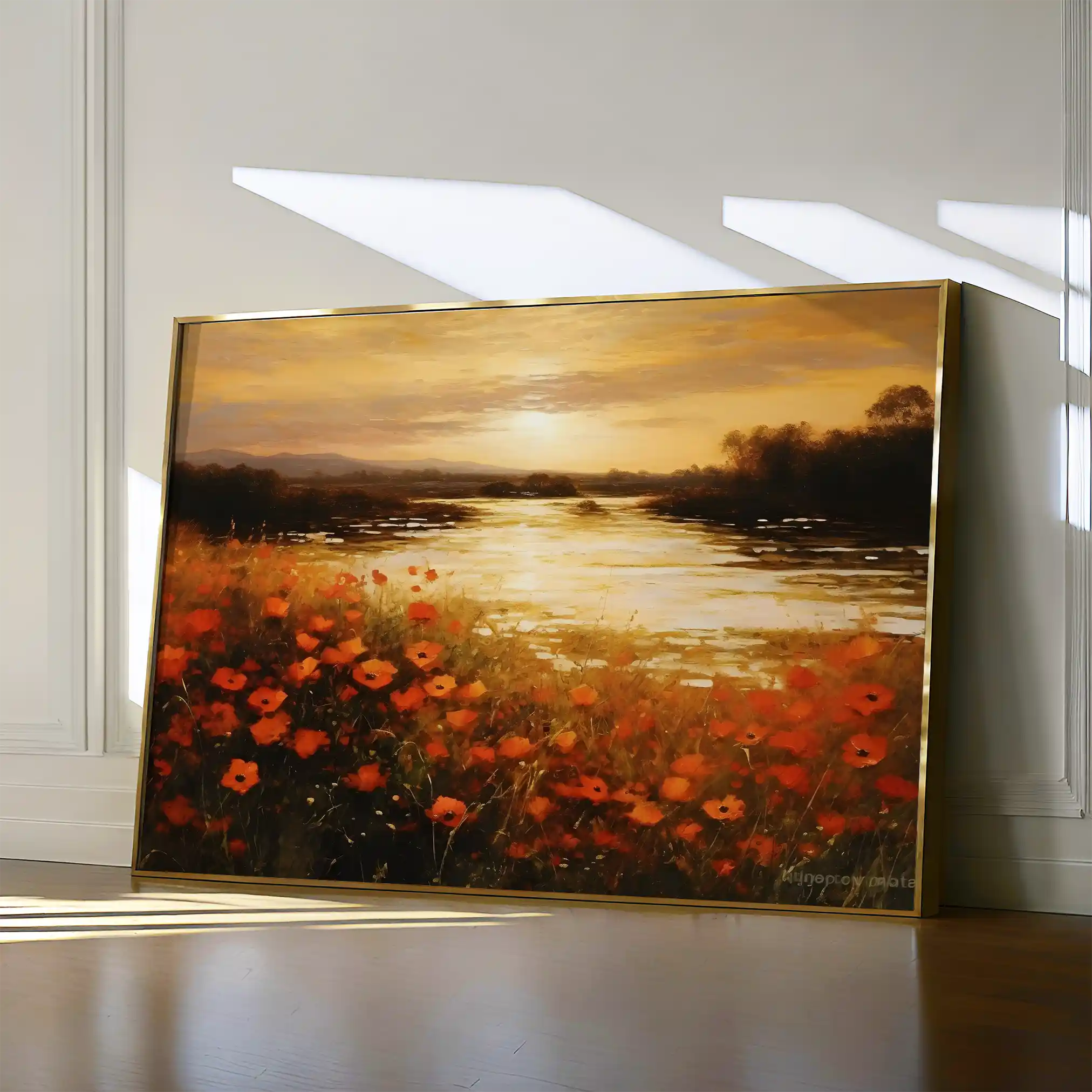 Landscape 097 Canvas Art 90 x 60 cm / Stretched on hidden frame