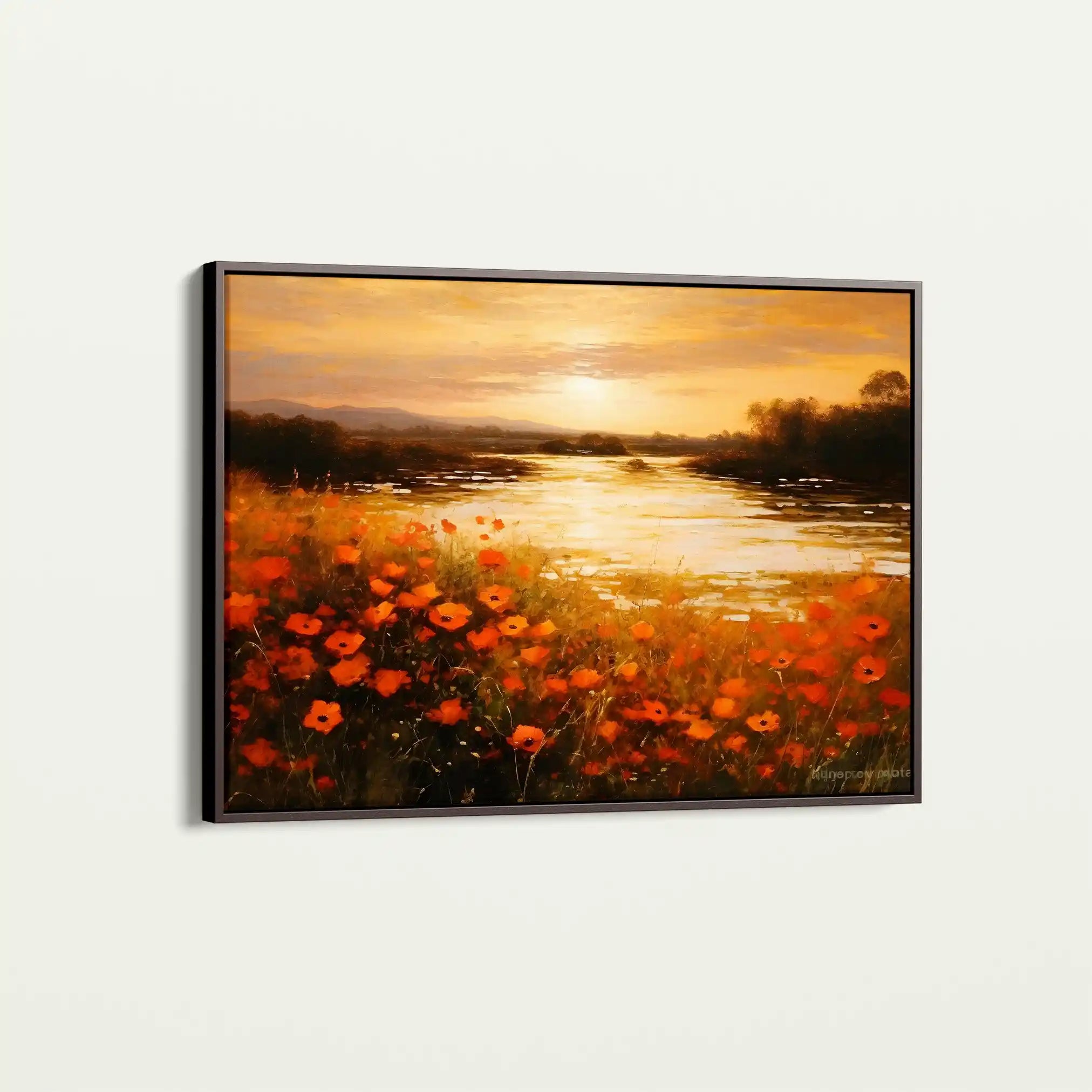 Landscape 097 Canvas Art 90 x 60 cm / Stretched on hidden frame