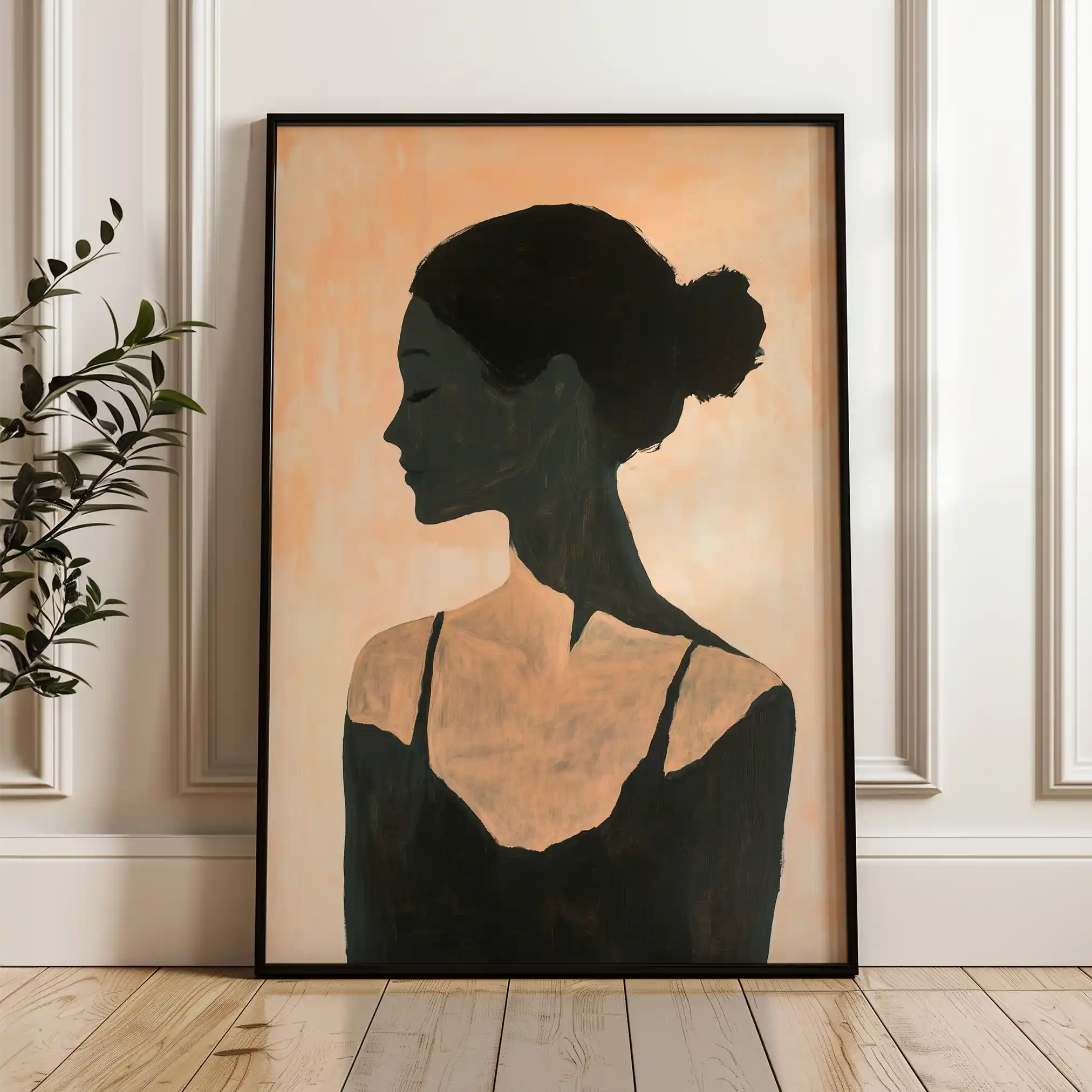 Portrait 097 Canvas Art 90 x 60 cm / Stretched on hidden frame