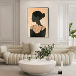 Portrait 097 Canvas Art 90 x 60 cm / Stretched on hidden frame