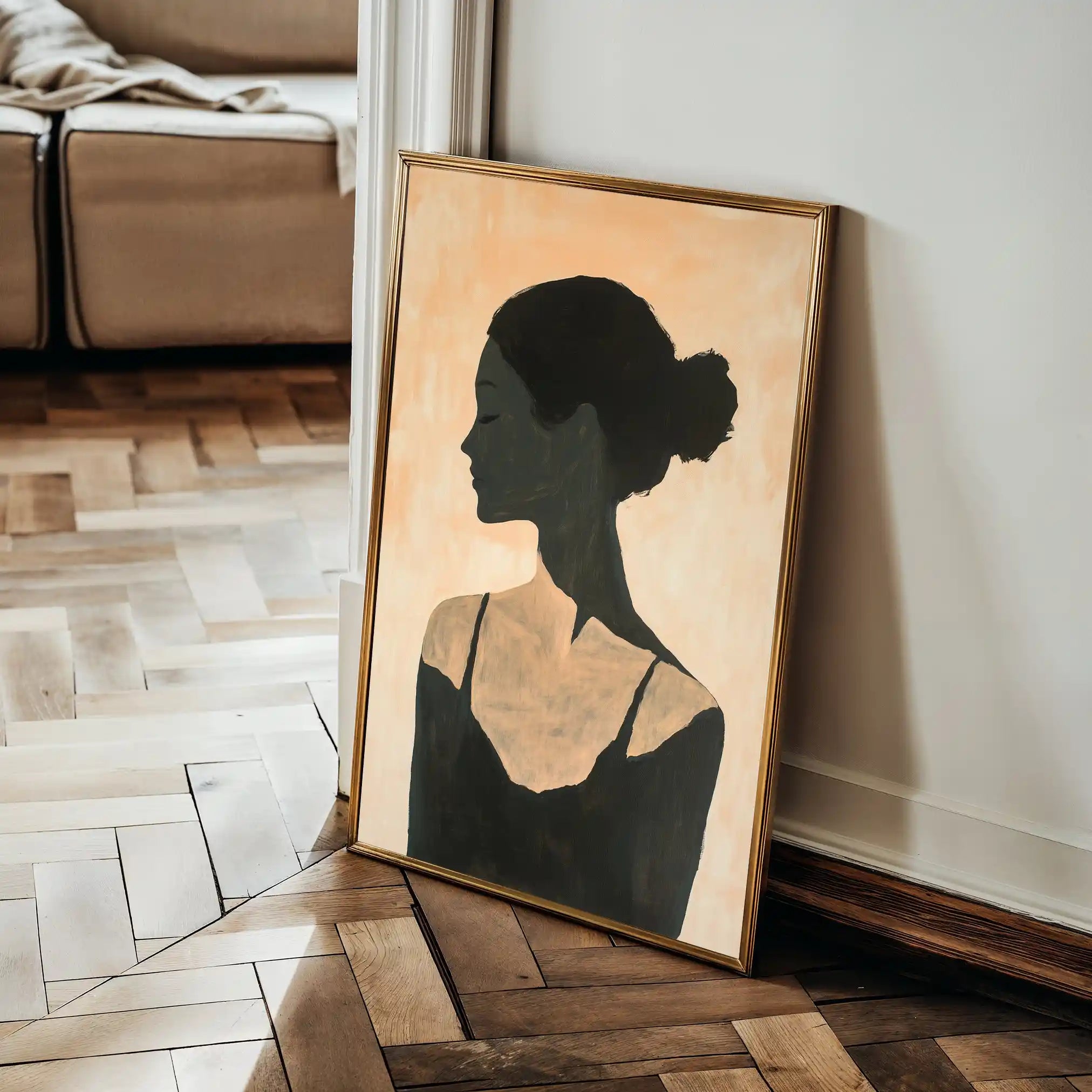 Portrait 097 Canvas Art 90 x 60 cm / Stretched on hidden frame