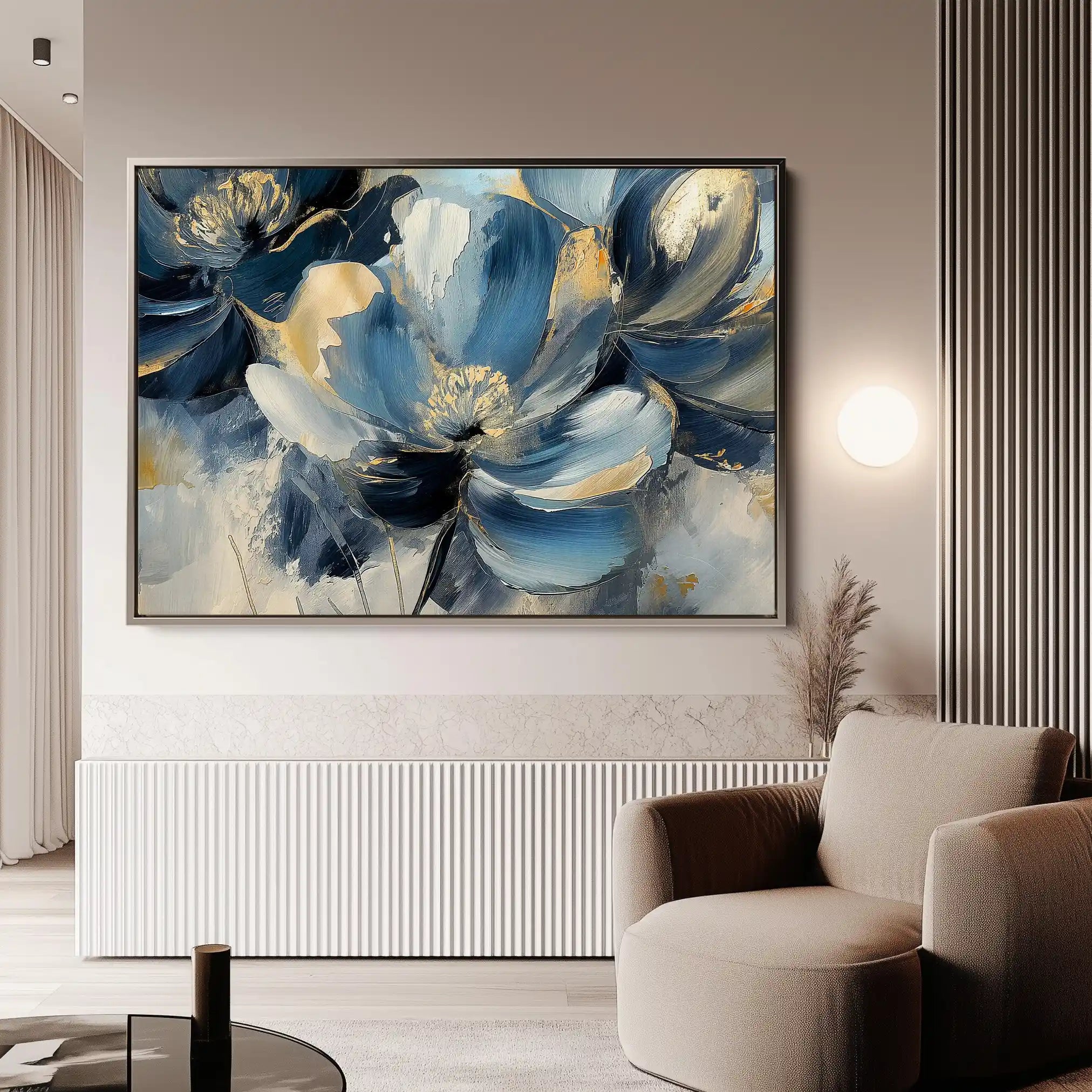 Floral Canvas Wall Art WAD098-F 90 x 60 cm / Stretched on hidden frame