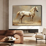 Horses 098 Canvas Art 90 x 60 cm / Stretched on hidden frame