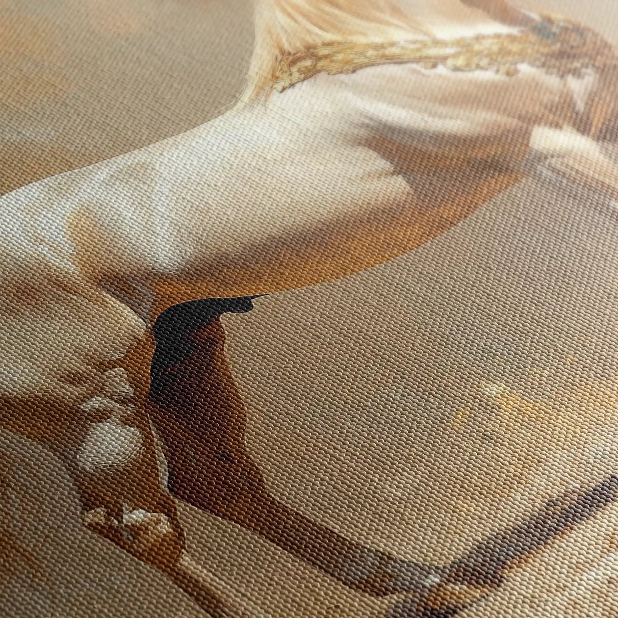 Horses 098 Canvas Art 90 x 60 cm / Stretched on hidden frame