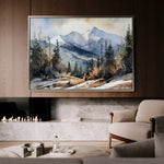 Landscape 098 Canvas Art 90 x 60 cm / Stretched on hidden frame