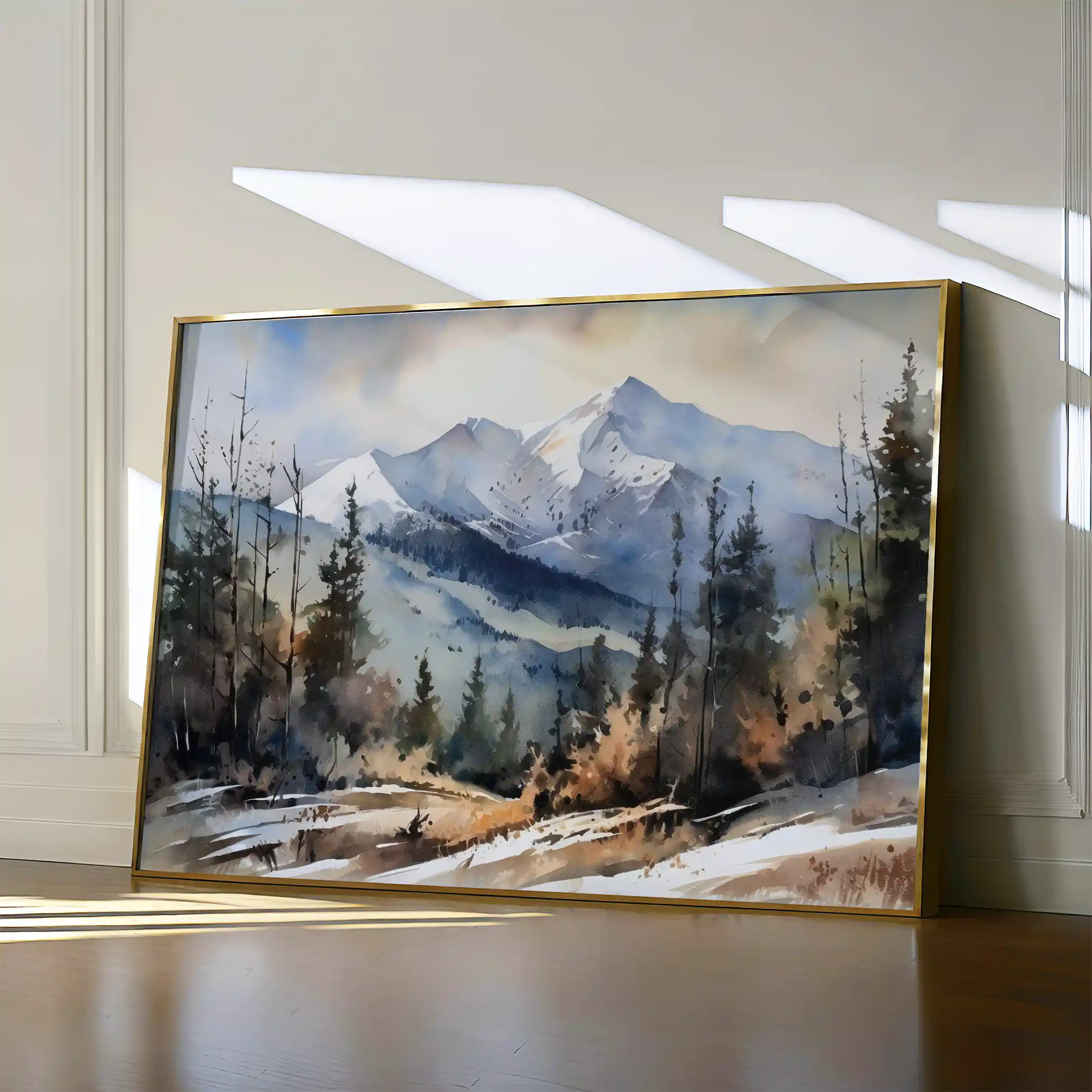 Landscape 098 Canvas Art 90 x 60 cm / Stretched on hidden frame