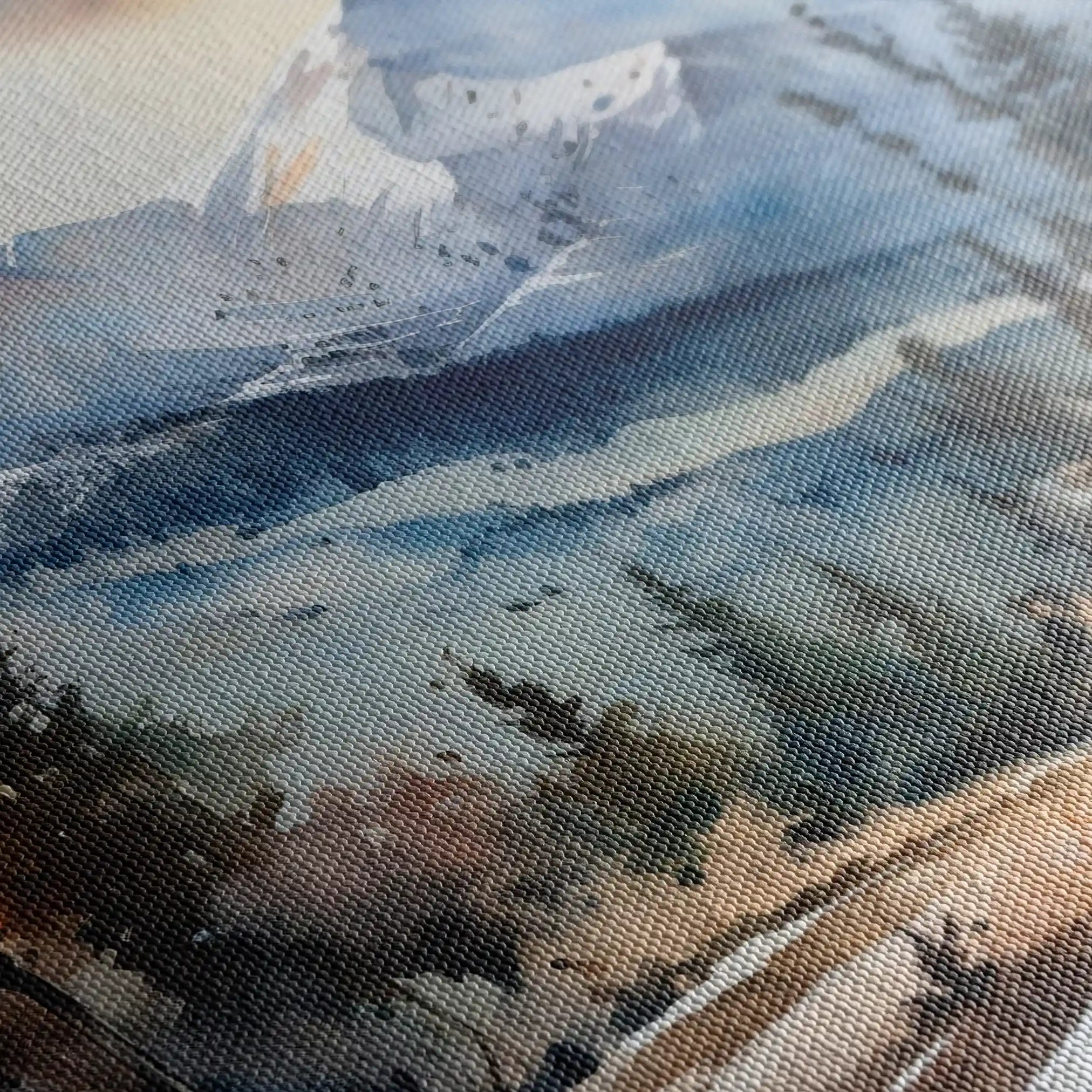 Landscape 098 Canvas Art 90 x 60 cm / Stretched on hidden frame