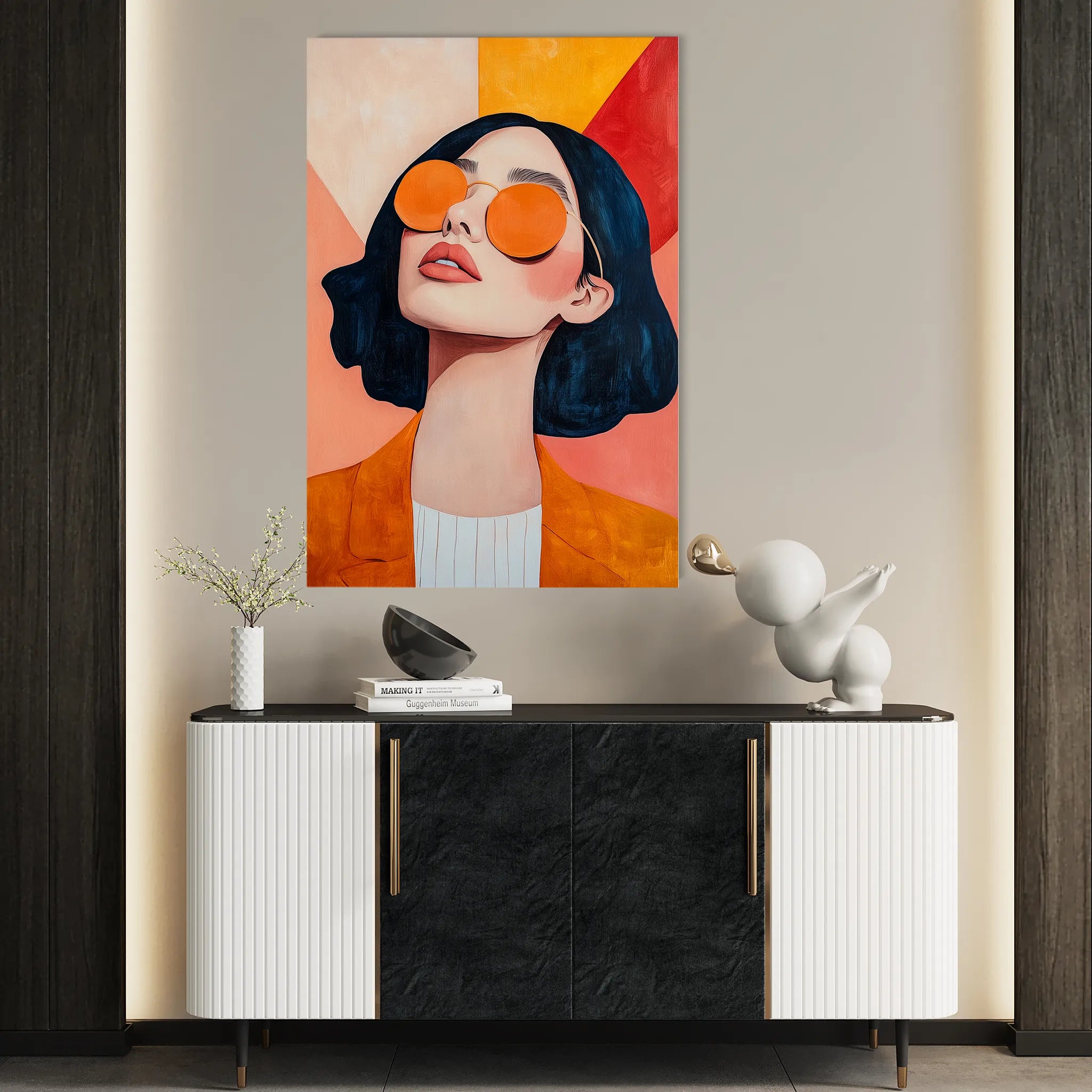 Portrait Canvas Wall Art WAD098-P 90 x 60 cm / Stretched on hidden frame