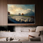 Landscape 099 Canvas Art 90 x 60 cm / Stretched on hidden frame