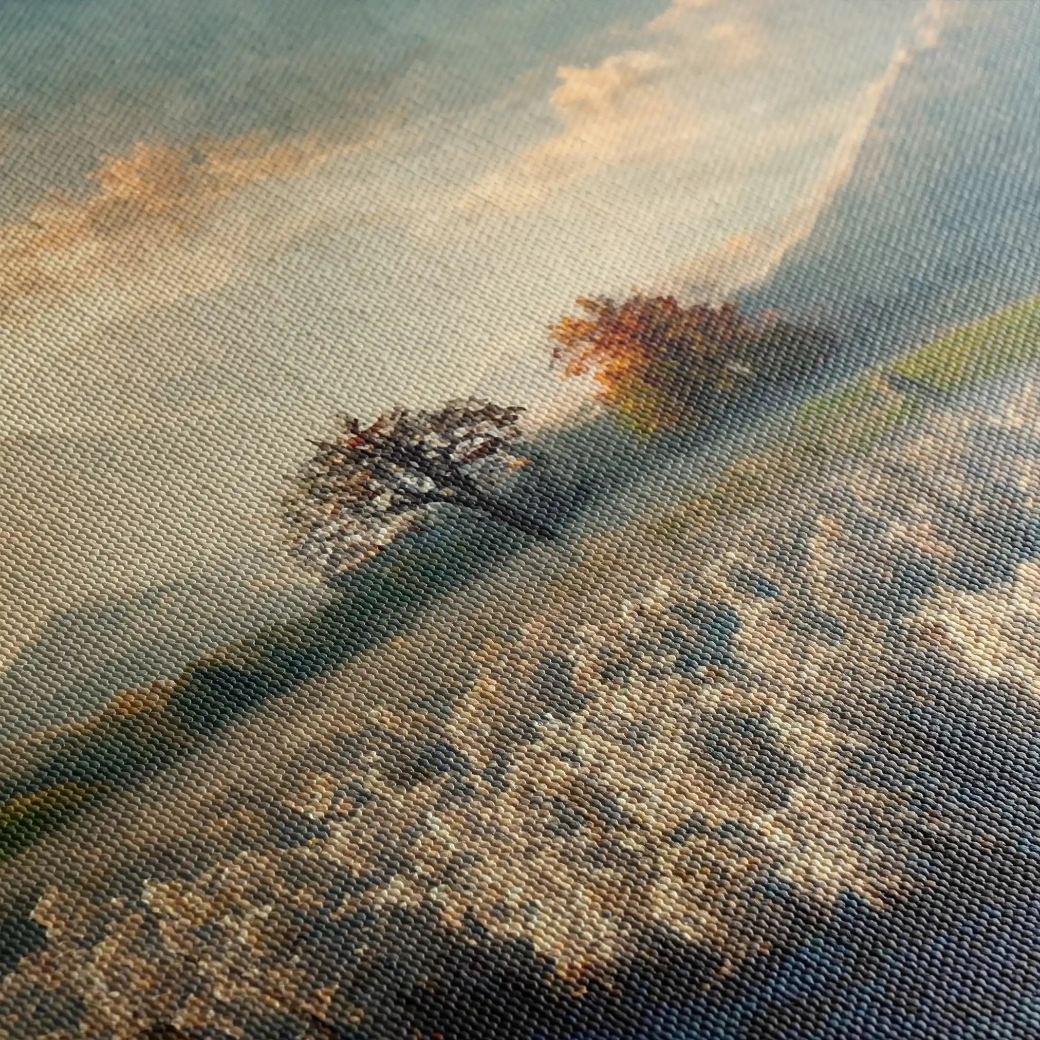 Landscape 099 Canvas Art 90 x 60 cm / Stretched on hidden frame