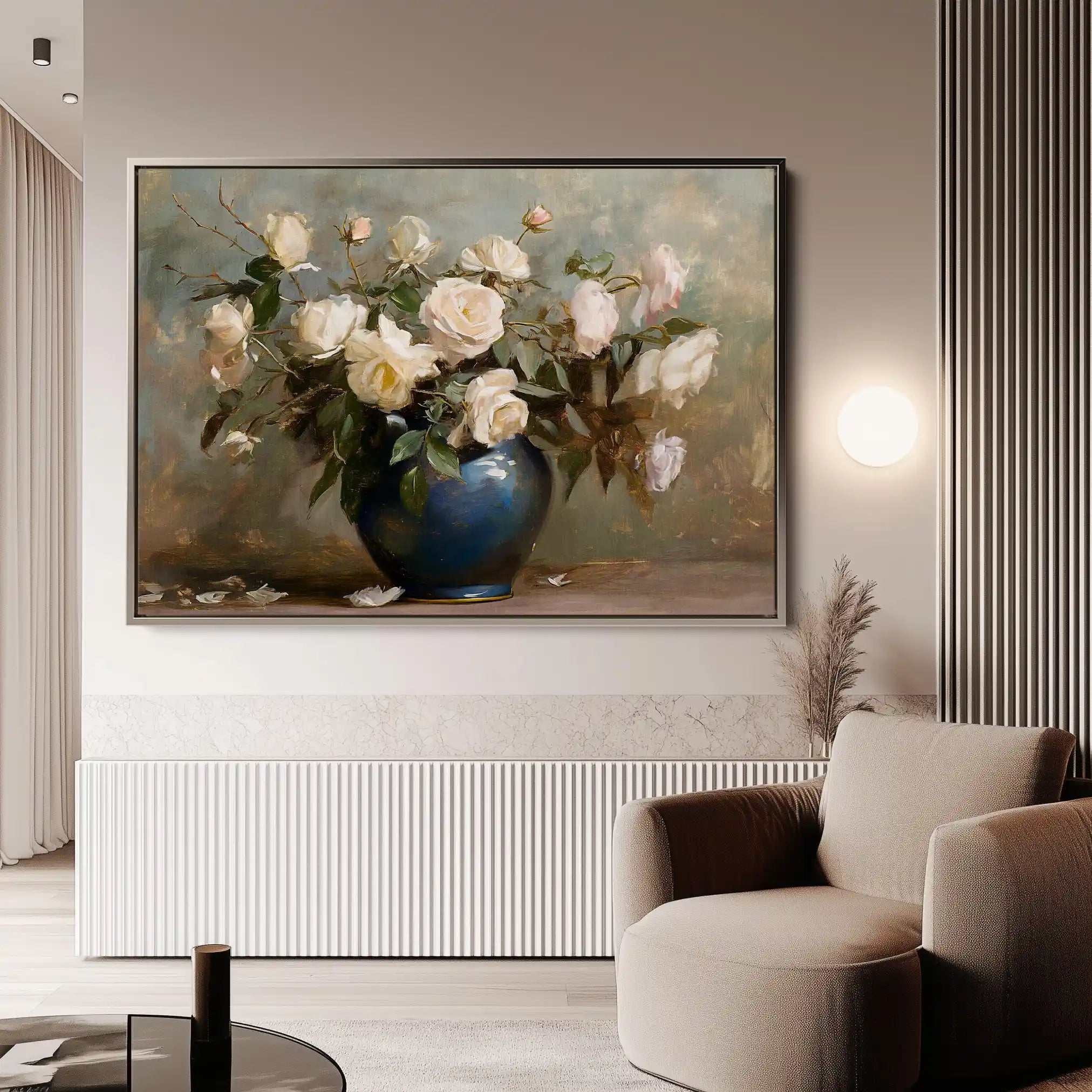 Floral Canvas Wall Art WAD100-F 90 x 60 cm / Stretched on hidden frame