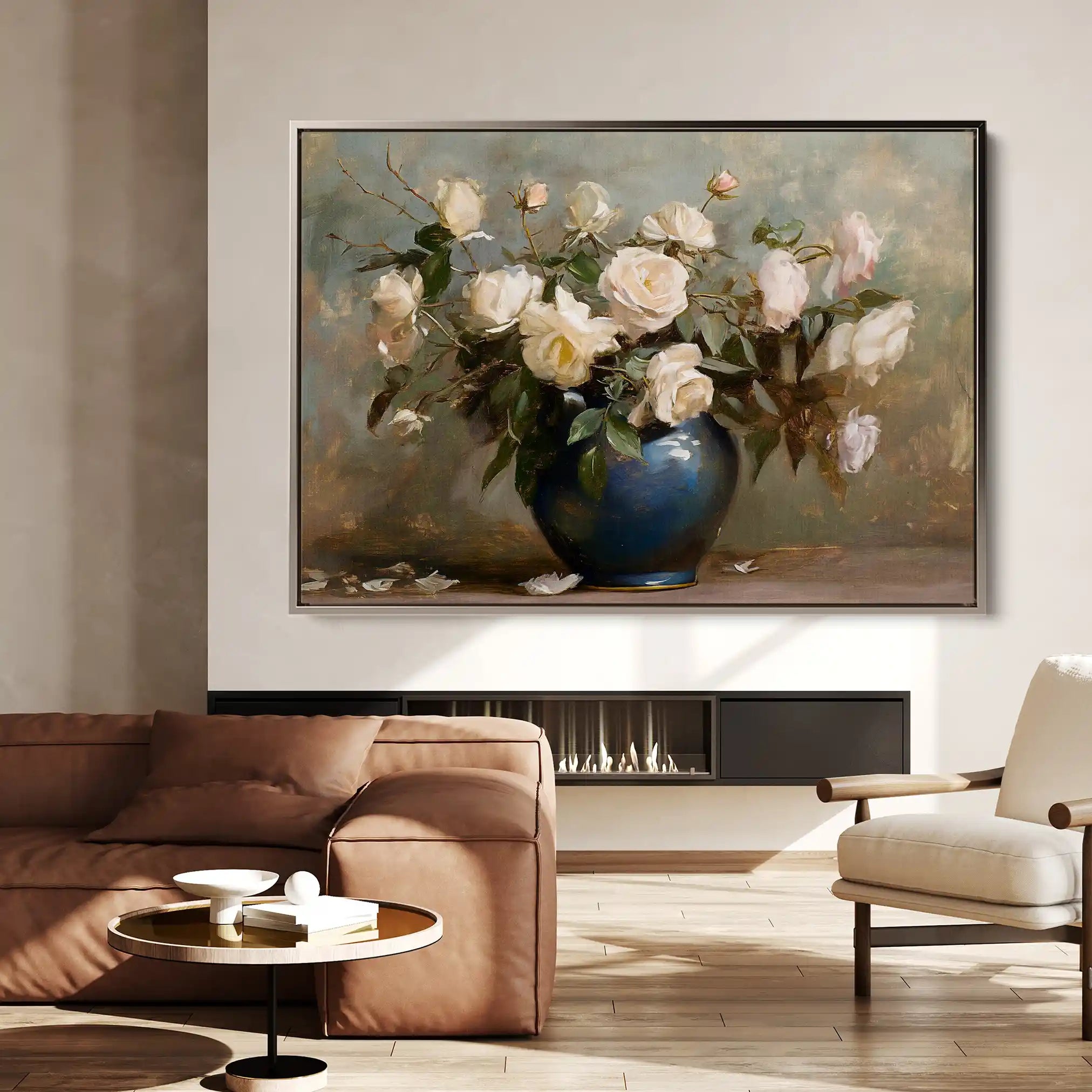 Floral Canvas Wall Art WAD100-F 90 x 60 cm / Stretched on hidden frame