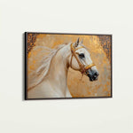 Horses 100 Canvas Art 90 x 60 cm / Stretched on hidden frame