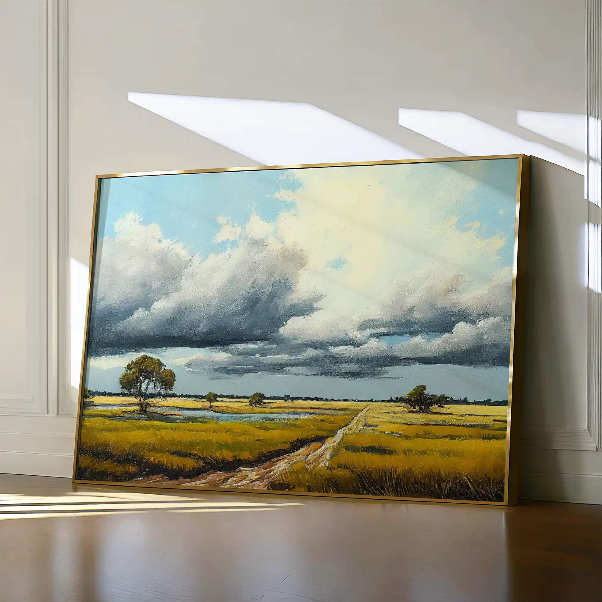 Landscape 100 Canvas Art 90 x 60 cm / Stretched on hidden frame