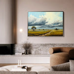 Landscape 100 Canvas Art 90 x 60 cm / Stretched on hidden frame