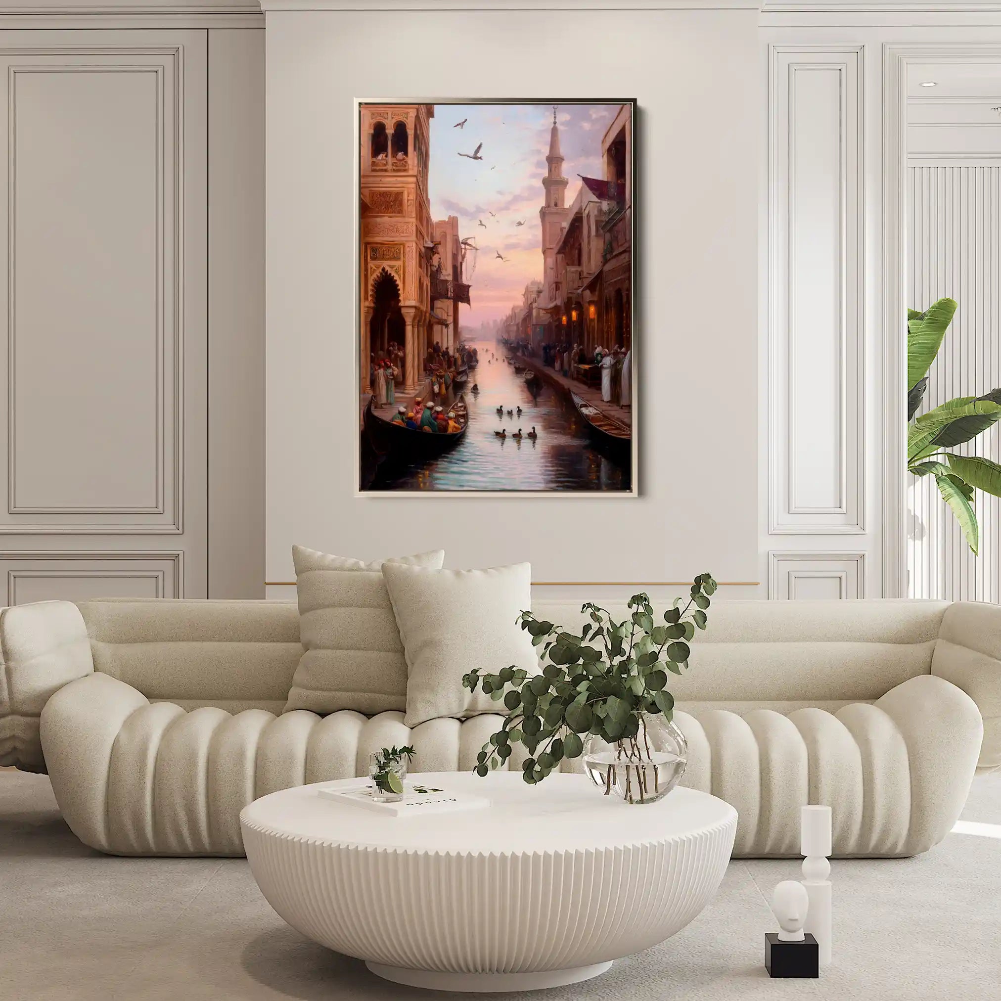 Orientalist 100 Canvas Art 90 x 60 cm / Stretched on hidden frame
