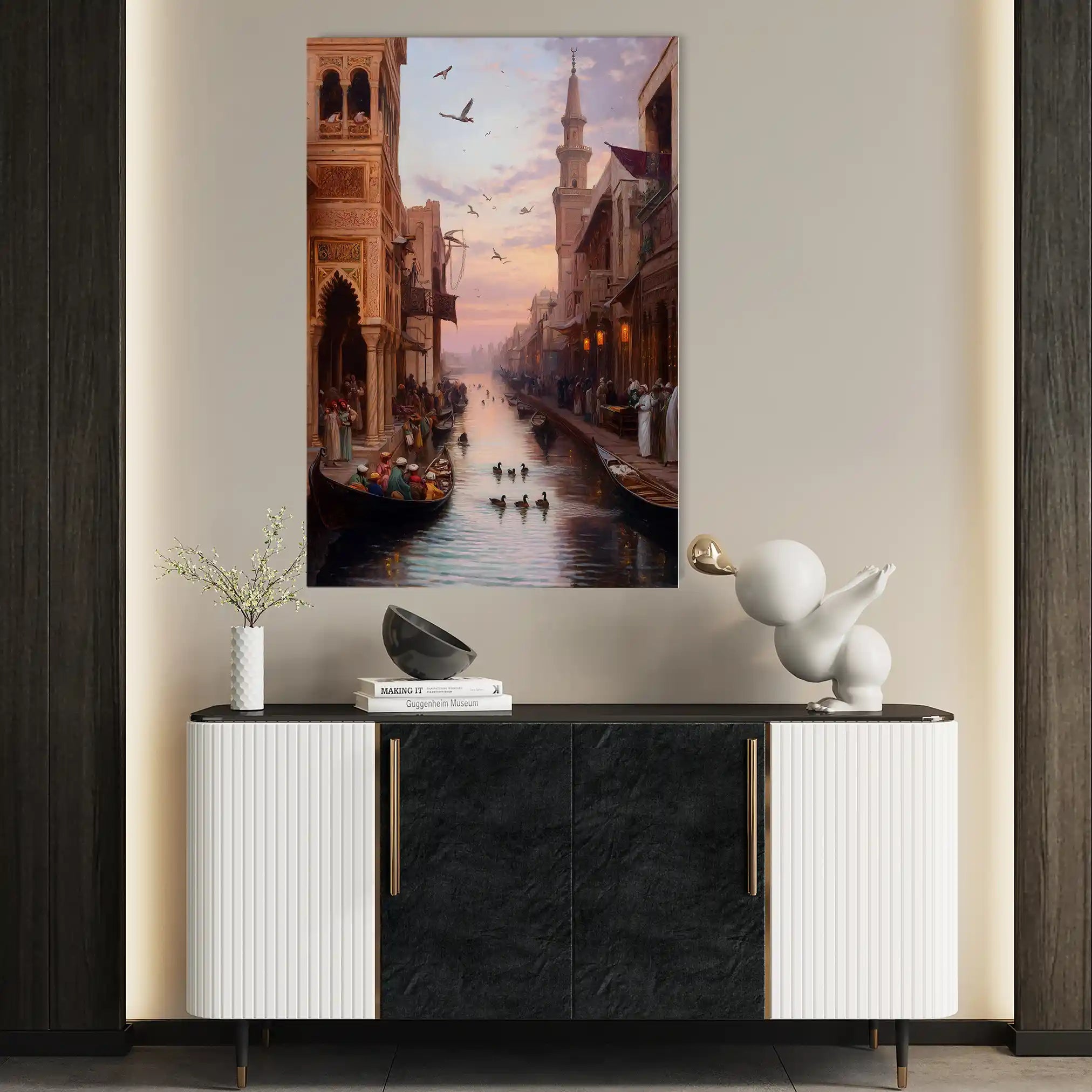 Orientalist 100 Canvas Art 90 x 60 cm / Stretched on hidden frame