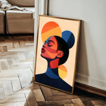Portrait 100 Canvas Art 90 x 60 cm / Stretched on hidden frame