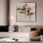 Abstract 1000 Canvas Art 60 x 60 cm / Stretched on hidden frame