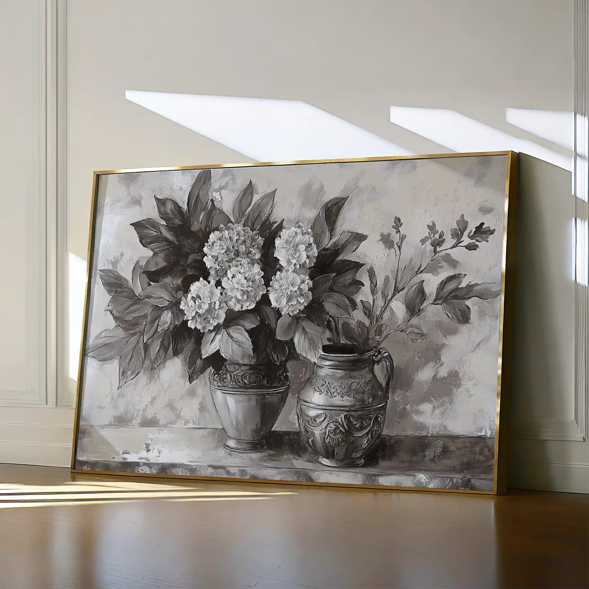 Floral Canvas Wall Art WAD1001-F 90 x 60 cm / Stretched on hidden frame