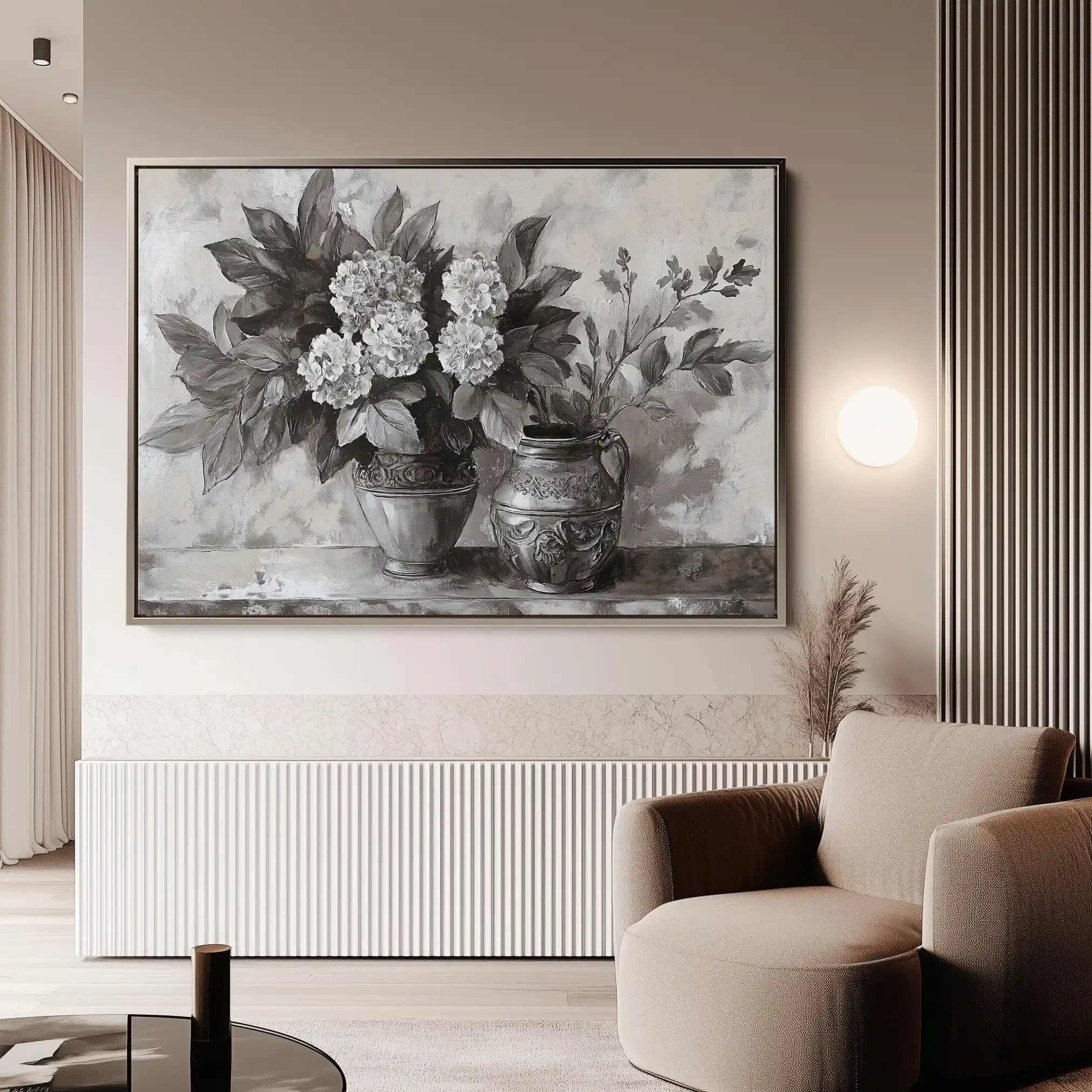 Floral Canvas Wall Art WAD1001-F 90 x 60 cm / Stretched on hidden frame