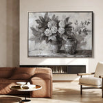 Floral Canvas Wall Art WAD1001-F 90 x 60 cm / Stretched on hidden frame