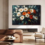 Floral Canvas Wall Art WAD1002-F 90 x 60 cm / Stretched on hidden frame