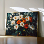 Floral Canvas Wall Art WAD1002-F 90 x 60 cm / Stretched on hidden frame