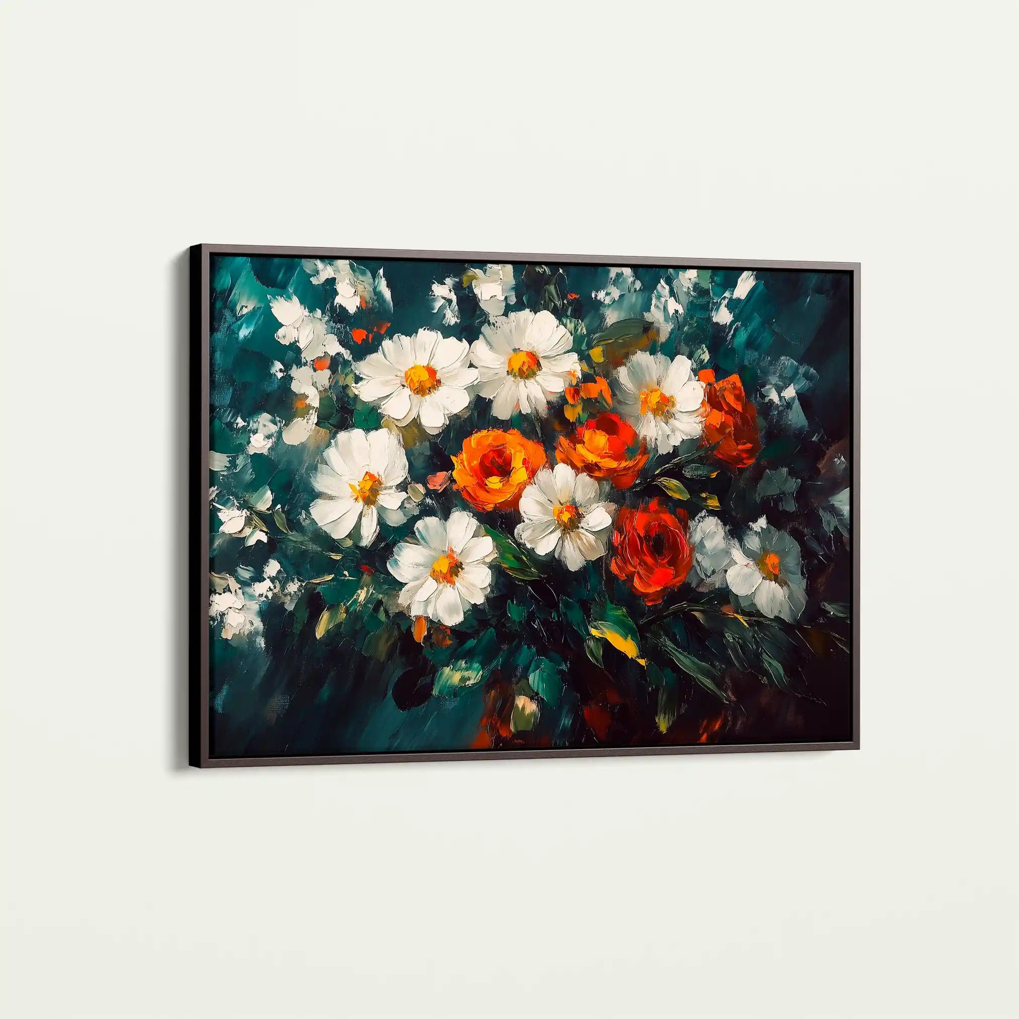 Floral Canvas Wall Art WAD1002-F 90 x 60 cm / Stretched on hidden frame