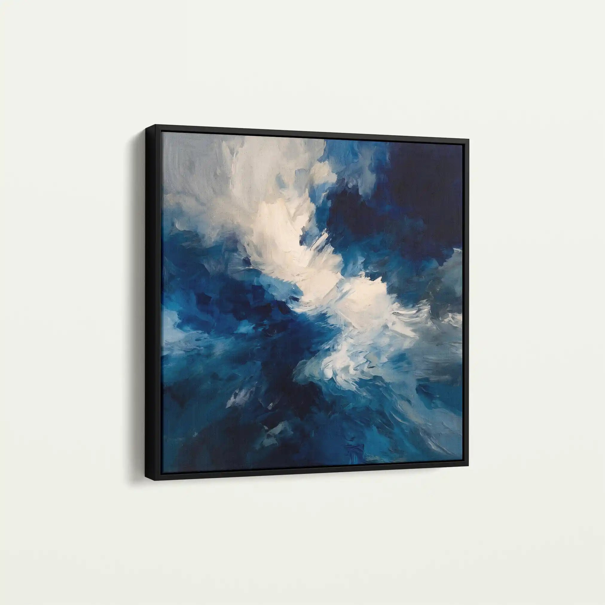 Abstract Canvas Wall Art WAD1003-A 80 x 80 cm / Stretched on hidden frame