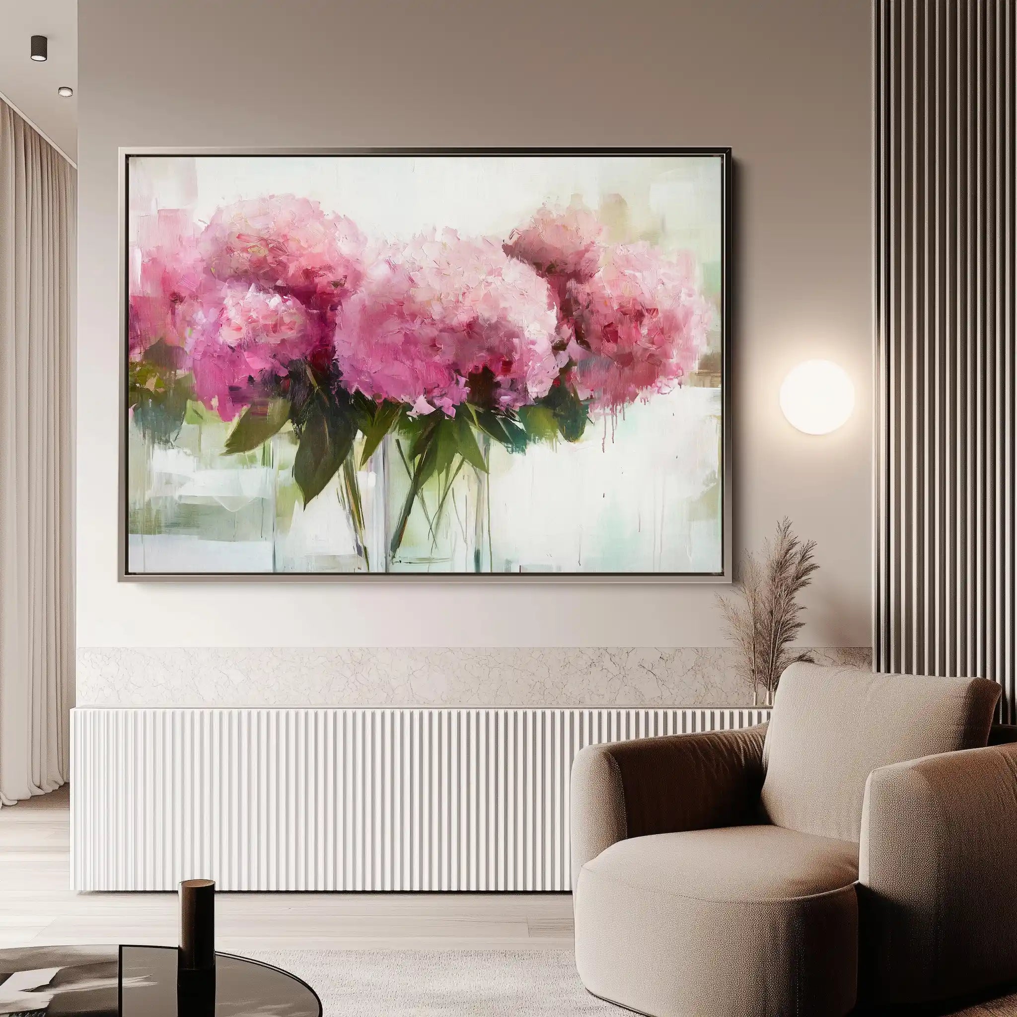 Floral Canvas Wall Art WAD1003-F 90 x 60 cm / Stretched on hidden frame