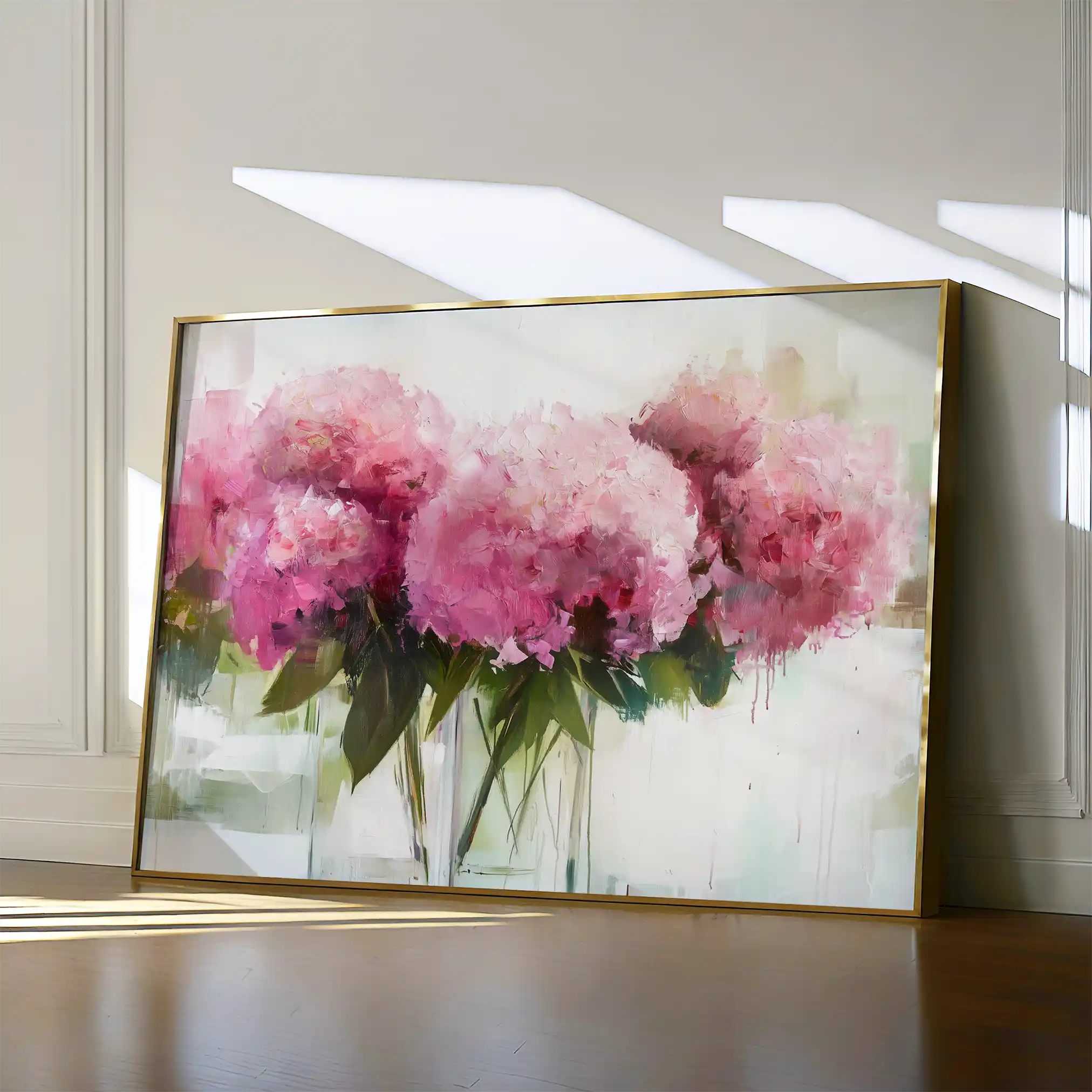 Floral Canvas Wall Art WAD1003-F 90 x 60 cm / Stretched on hidden frame