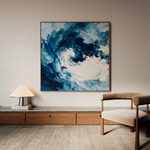 Abstract 1005 Canvas Art 60 x 60 cm / Stretched on hidden frame