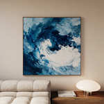 Abstract 1005 Canvas Art 60 x 60 cm / Stretched on hidden frame