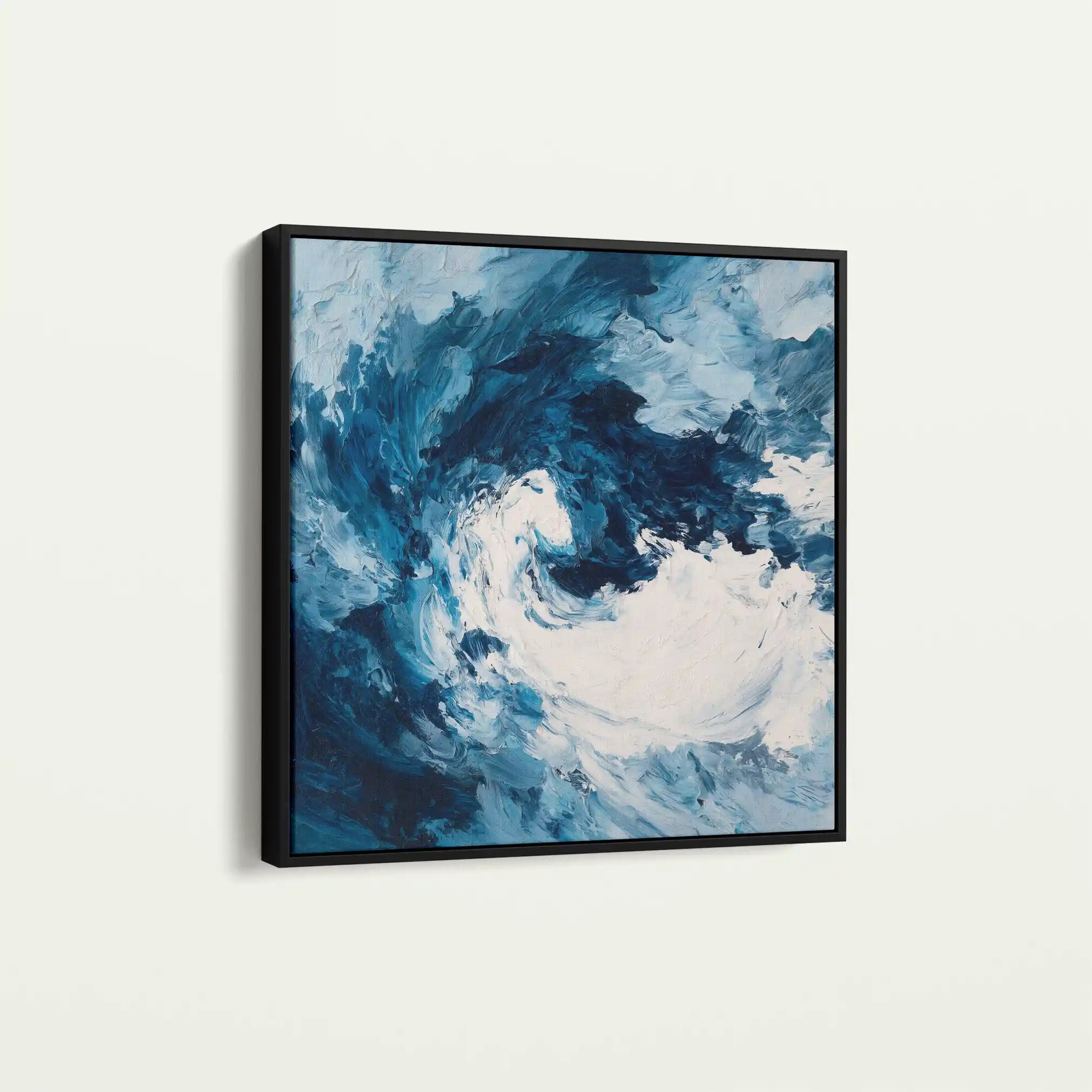 Abstract Canvas Wall Art WAD1005-A 80 x 80 cm / Stretched on hidden frame