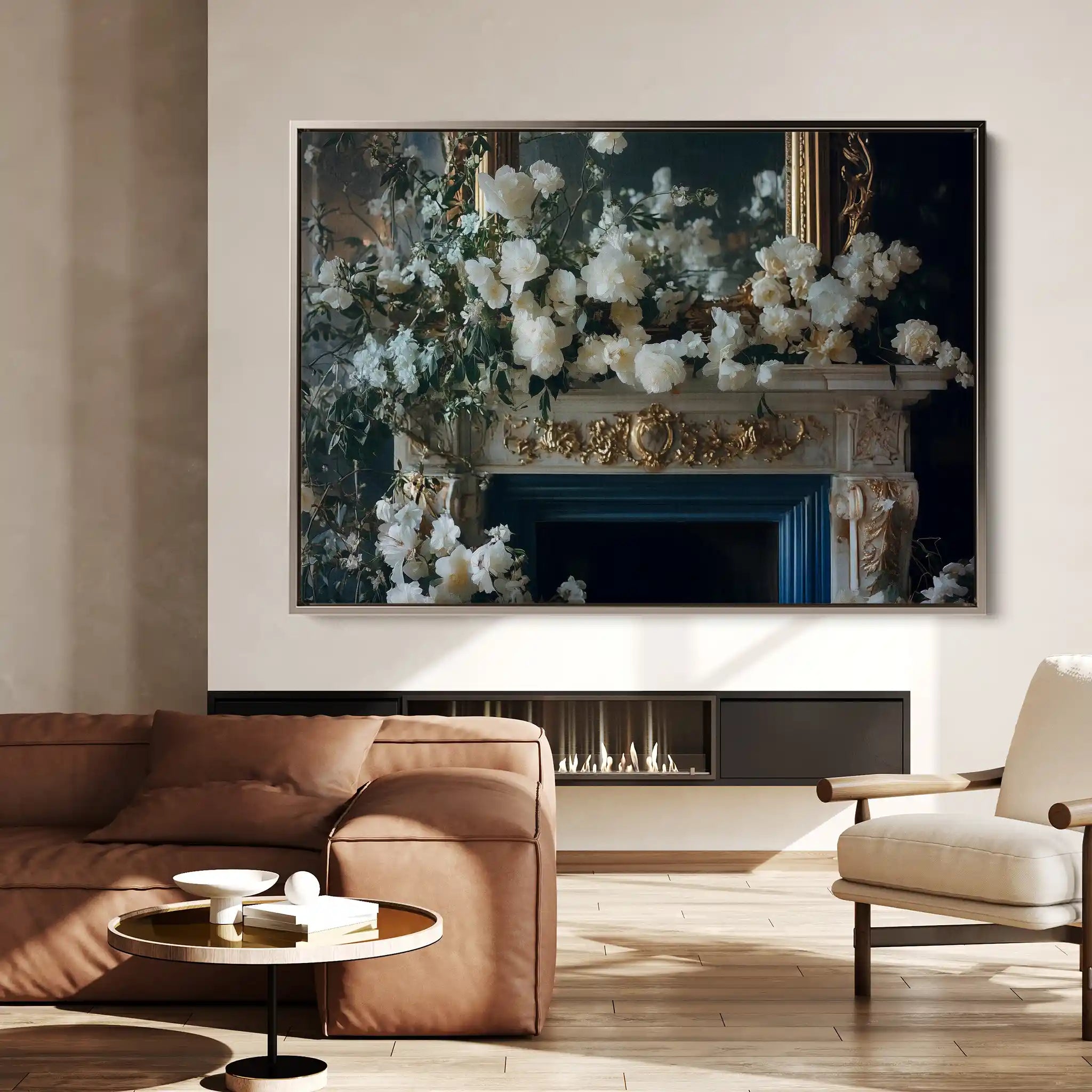 Floral Canvas Wall Art WAD1005-F 90 x 60 cm / Stretched on hidden frame