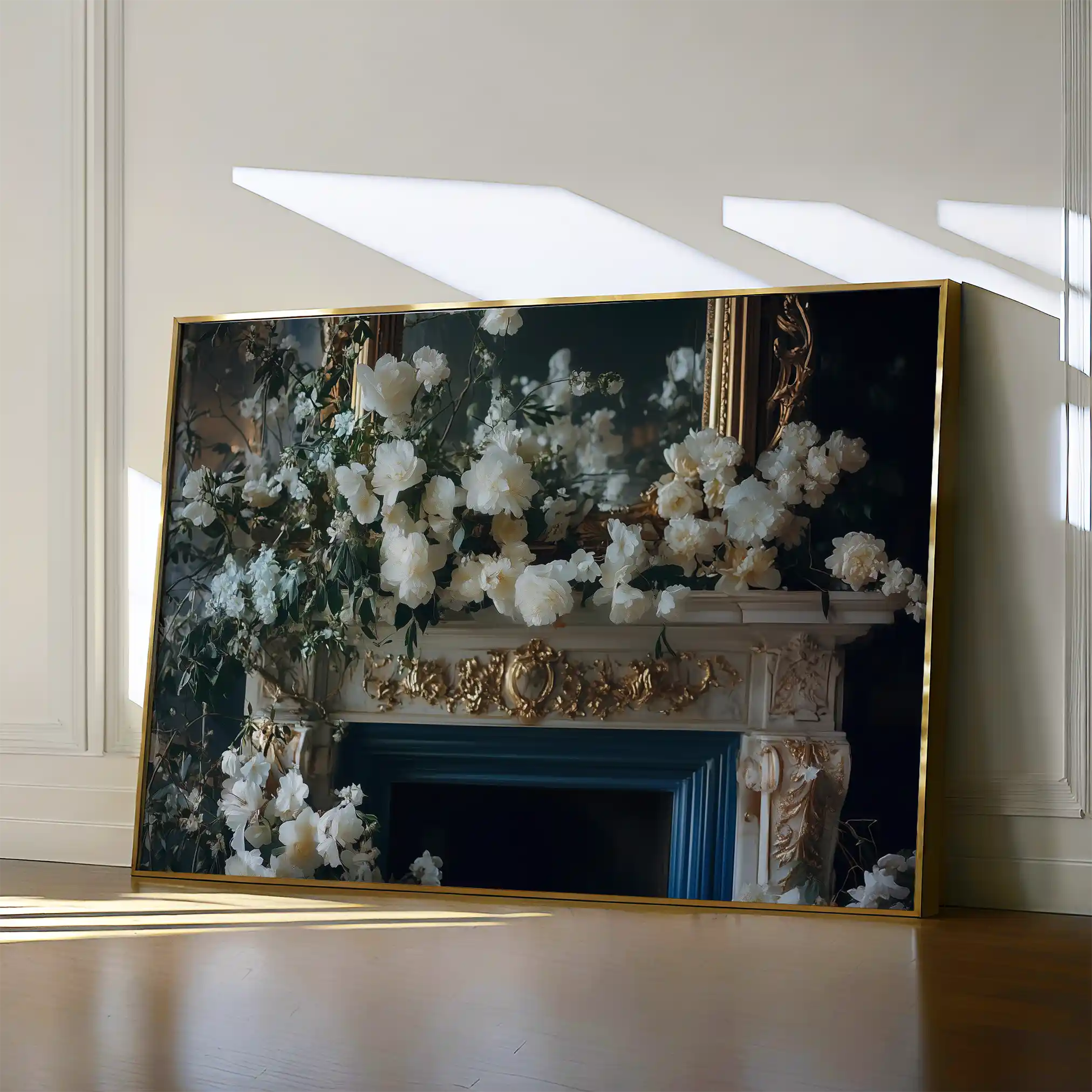 Floral Canvas Wall Art WAD1005-F 90 x 60 cm / Stretched on hidden frame