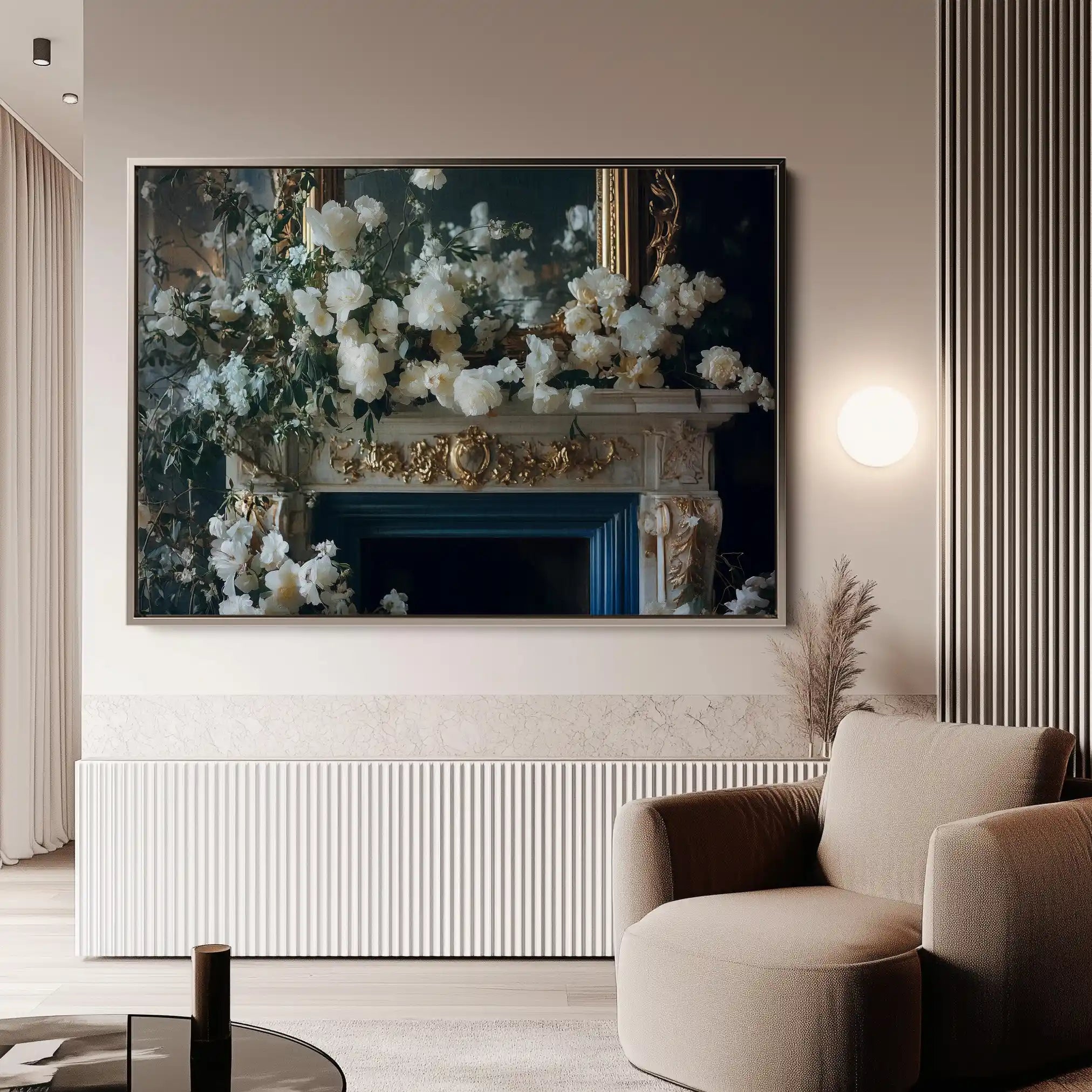 Floral Canvas Wall Art WAD1005-F 90 x 60 cm / Stretched on hidden frame