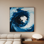 Abstract 1007 Canvas Art 60 x 60 cm / Stretched on hidden frame