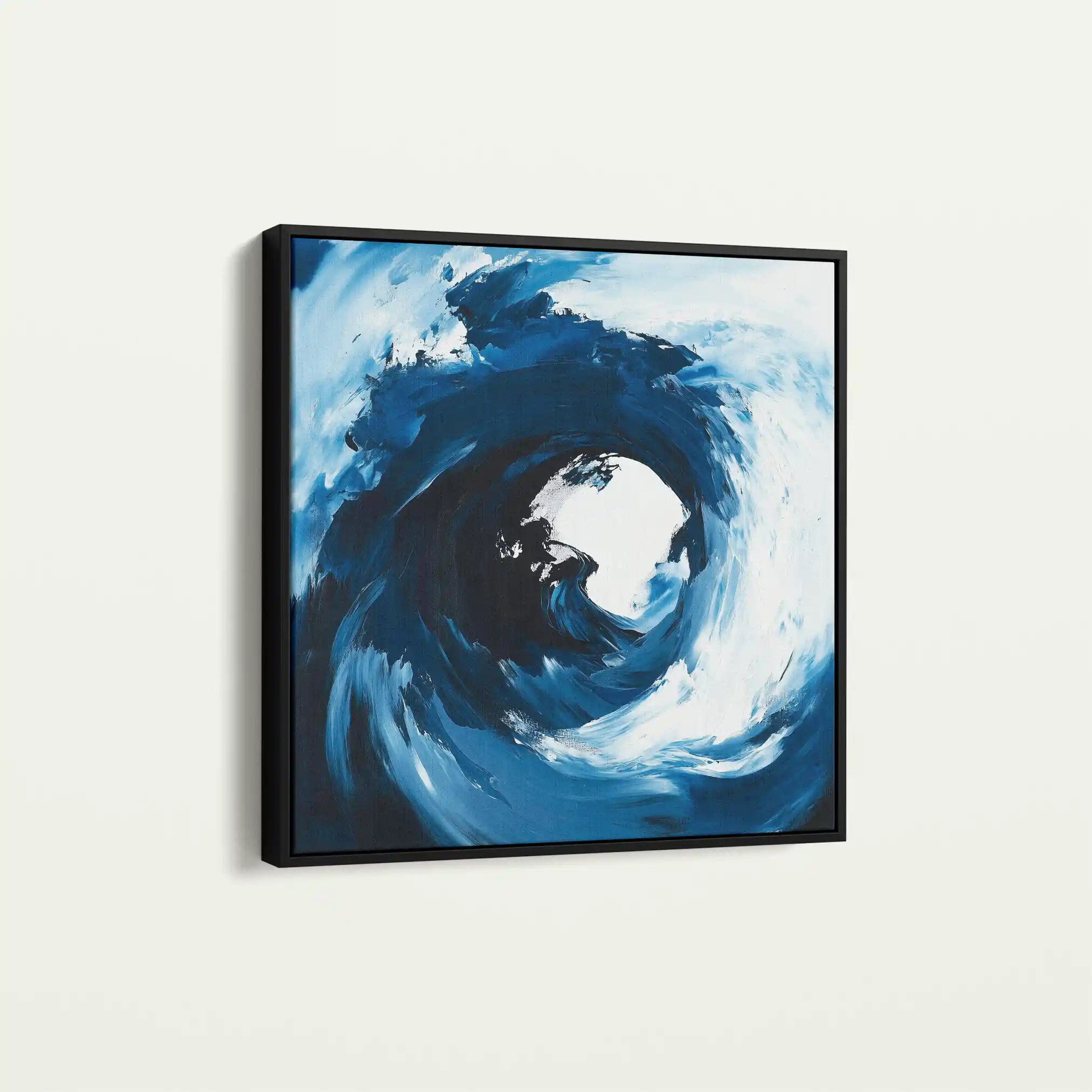 Abstract Canvas Wall Art WAD1007-A 80 x 80 cm / Stretched on hidden frame