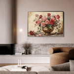 Floral Canvas Wall Art WAD1007-F 90 x 60 cm / Stretched on hidden frame