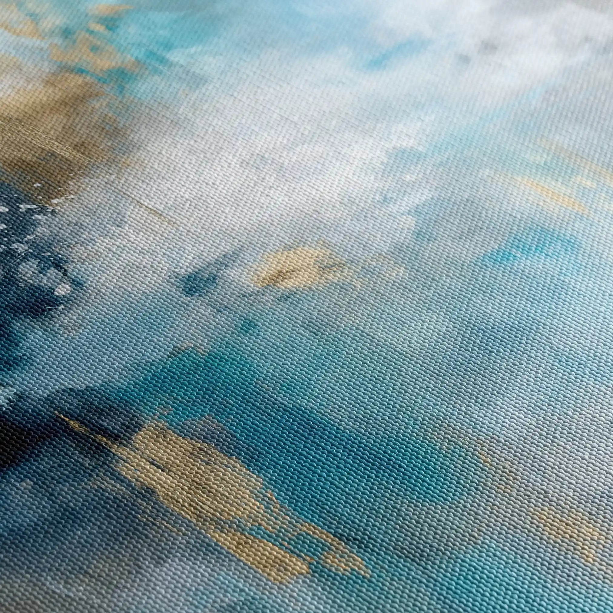 Abstract Canvas Wall Art WAD1009-A 80 x 80 cm / Stretched on hidden frame
