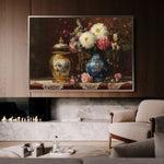 Floral Canvas Wall Art WAD1009-F 90 x 60 cm / Stretched on hidden frame