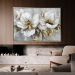 Floral Canvas Wall Art WAD101-F 90 x 60 cm / Stretched on hidden frame